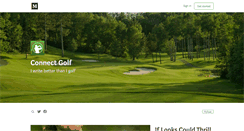 Desktop Screenshot of connectgolf.com